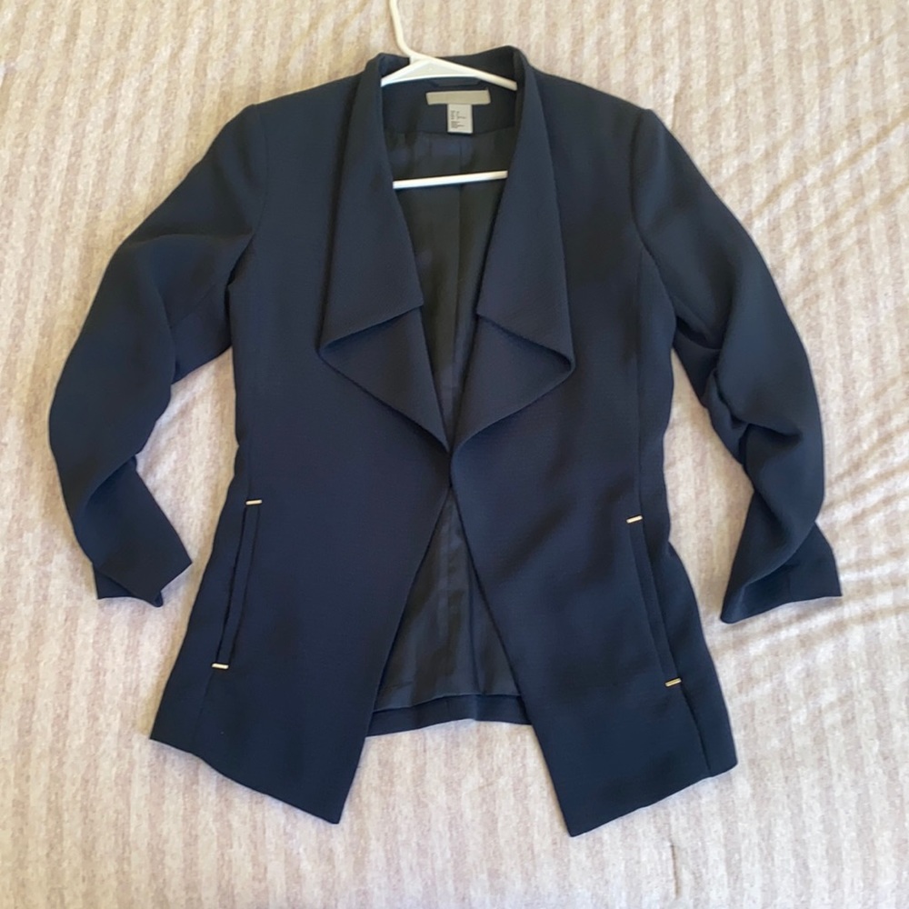 H&M navy blazer size 2
